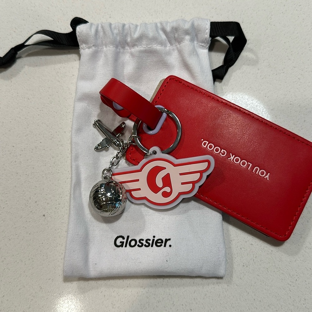 Glossier Luggage Tag